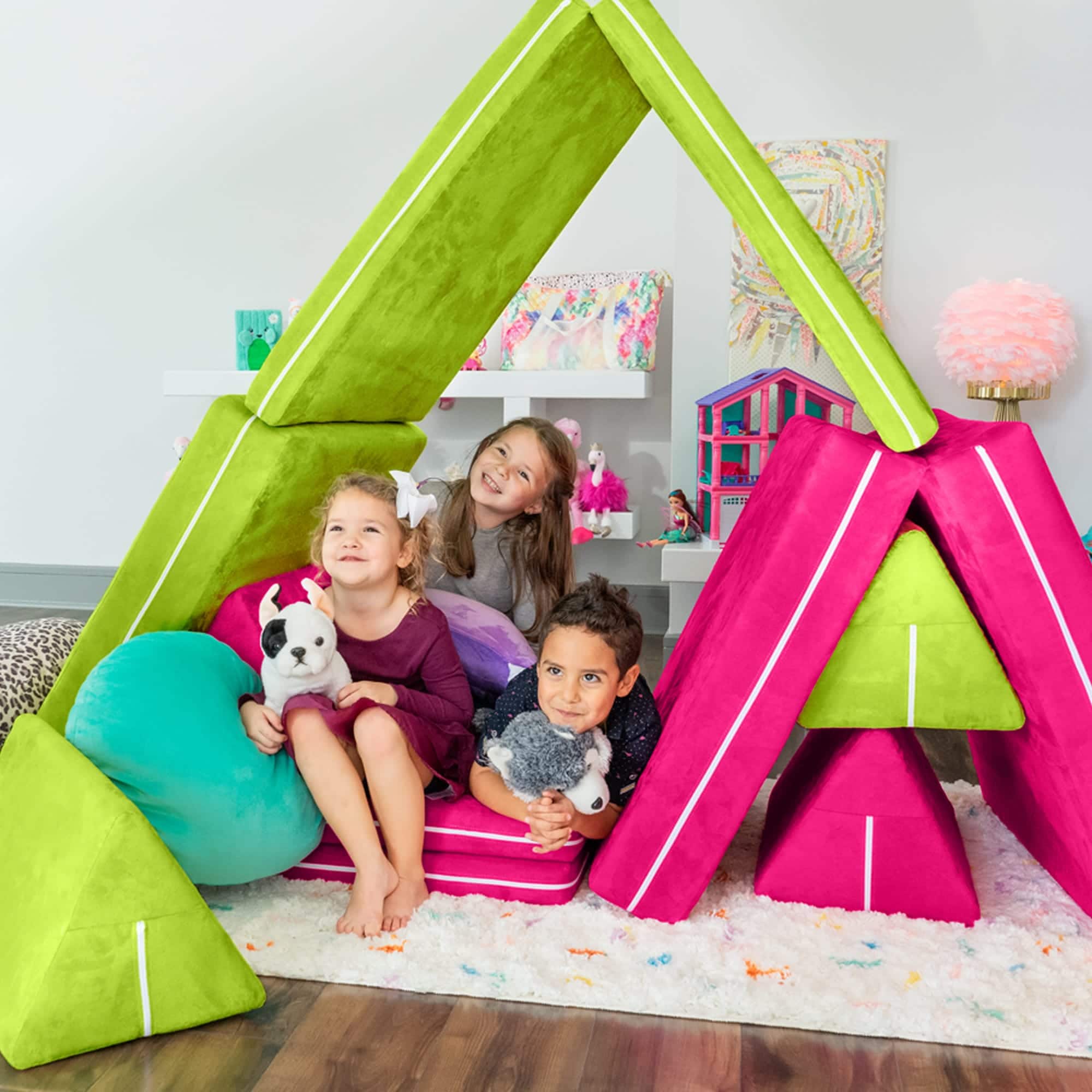 Jaxx Zipline Playscape Imaginative Furniture Playset for Creative