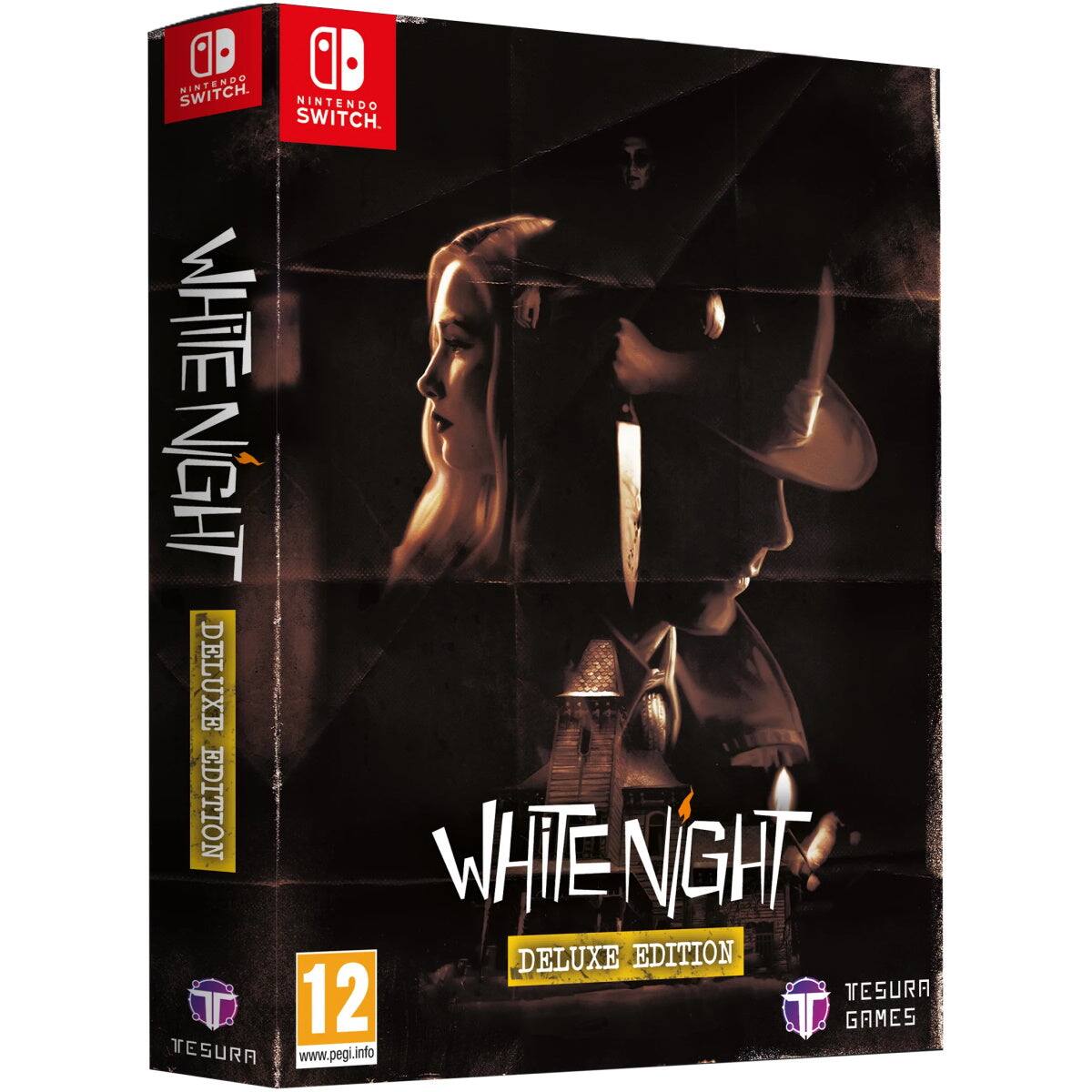 NINTENDO SWITCH  
WHITE NIGHT DELUXE EDITION  
12  
TESURA GAMES  
www.pegi.info - T (Teen 13+)