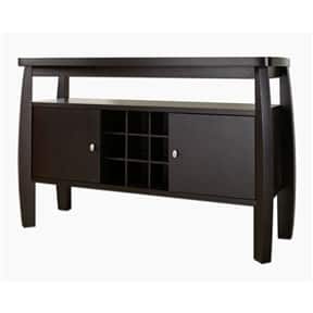 SlickBlue - Modern Sideboard Buffet Server Console Table for Dining Room - Dark Espresso