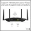 Supports Internet plans up to 1 Gbps and up to 4 gigabit wired connections. 4 Gigabit Ethernet LAN ports. 1 USB 3.0 port. Internet (WAN) WiFi 6.