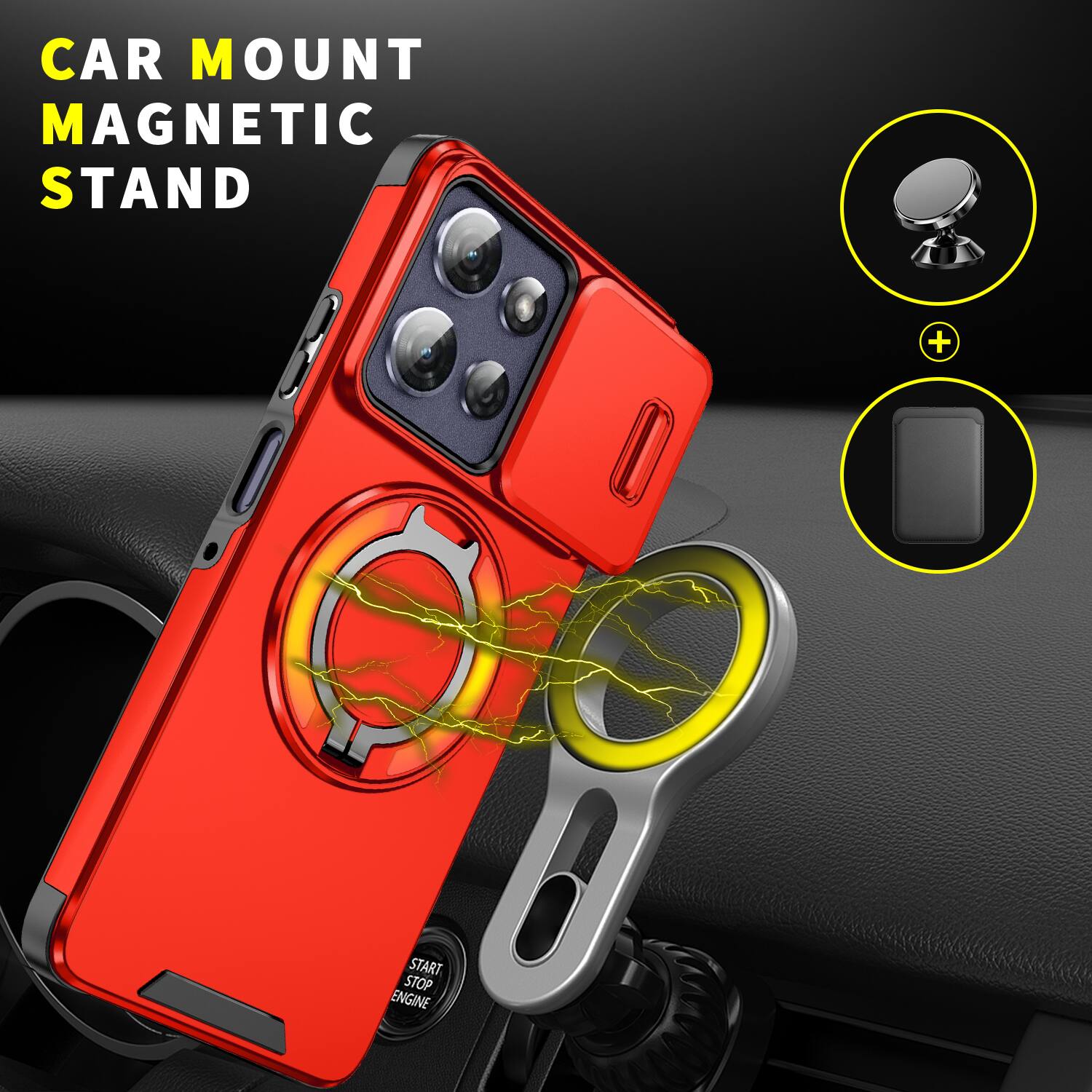 CAR MOUNT MAGNETIC STAND

START STOP ENGINE