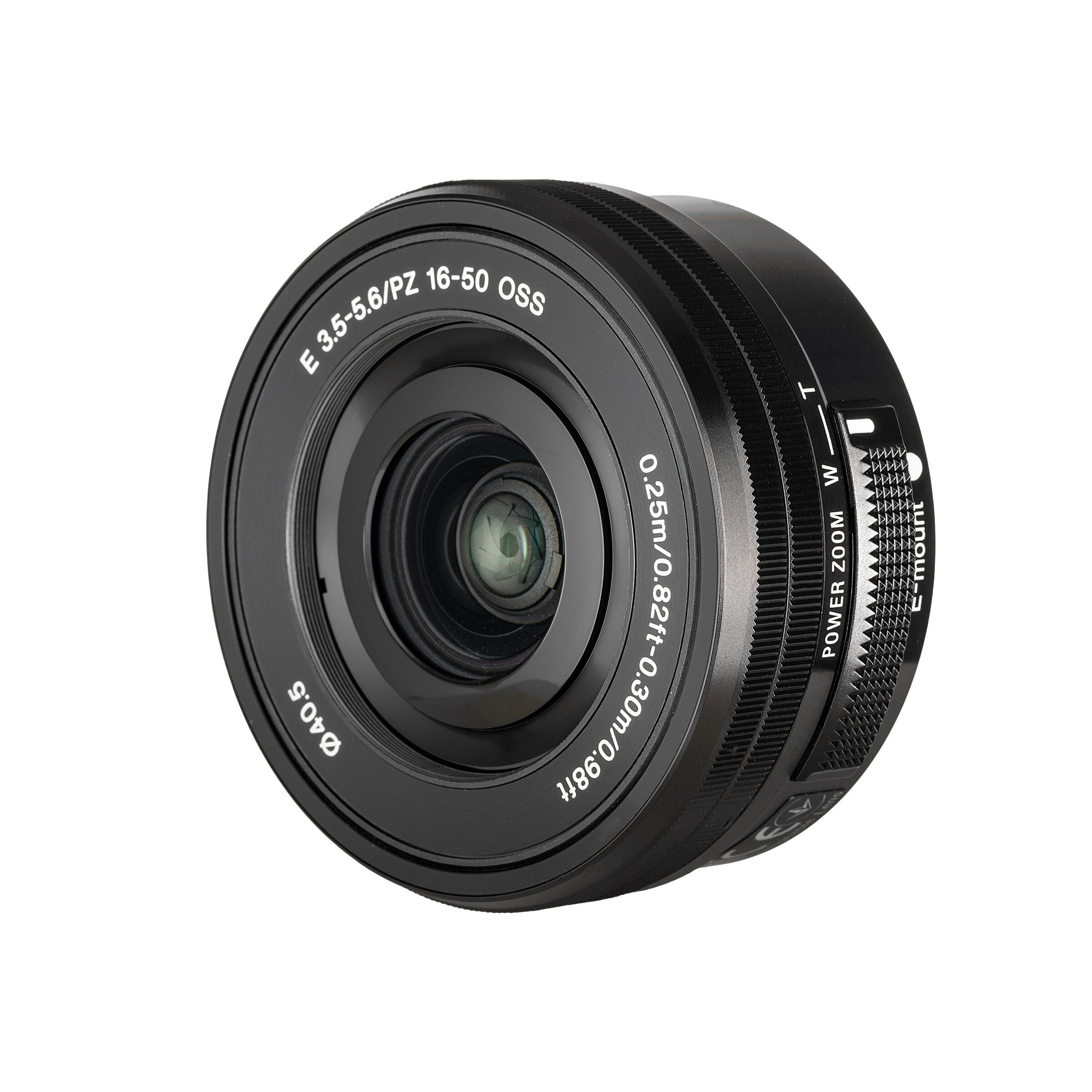 E 3.5-5.6/PZ 16-50 OSS  
0.25m/0.82ft - 0.30m/0.98ft  
POWER ZOOM  
E-mount  
40.5