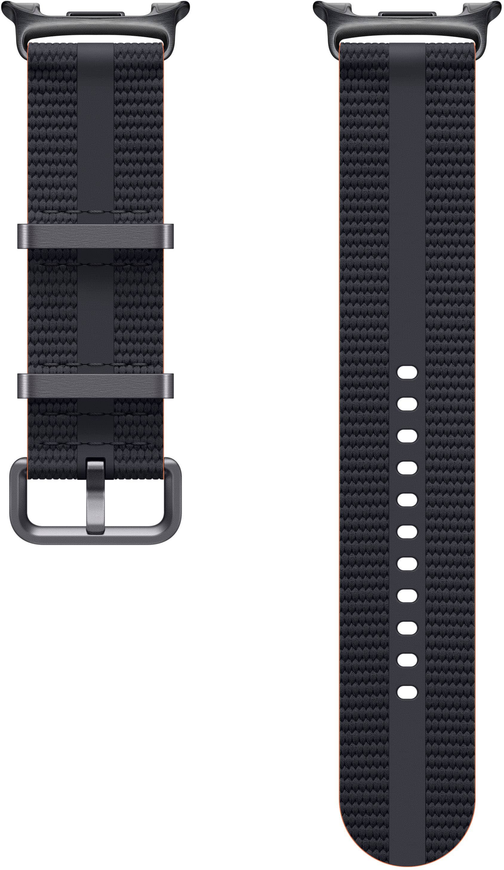 Alt View 11. Samsung - Athleisure Band for Galaxy Watch8 and Galaxy Watch8 Classic M/L - Graphite.