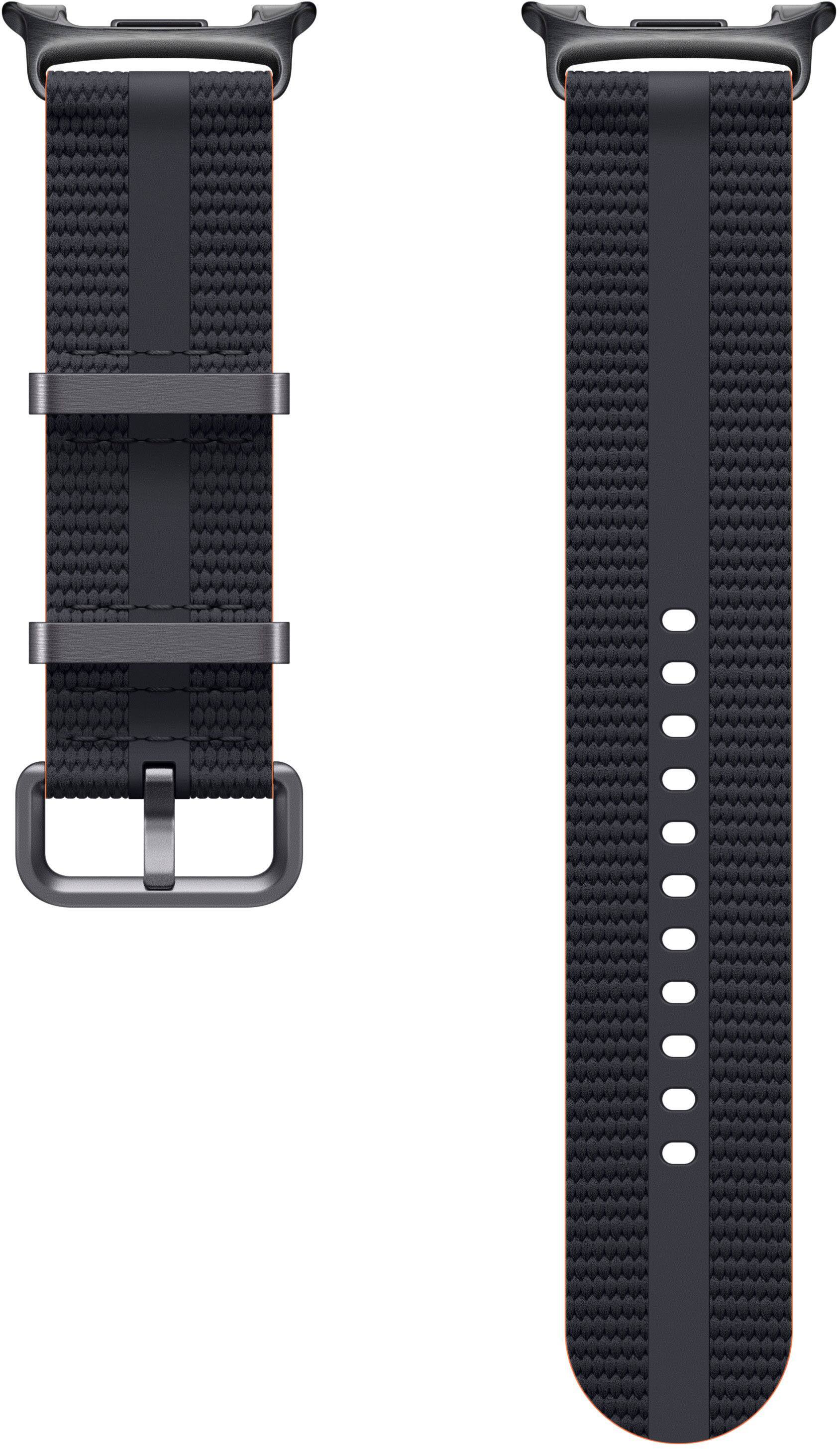 Alt View 11. Samsung - Athleisure Band for Galaxy Watch8 and Galaxy Watch8 Classic M/L - Graphite.
