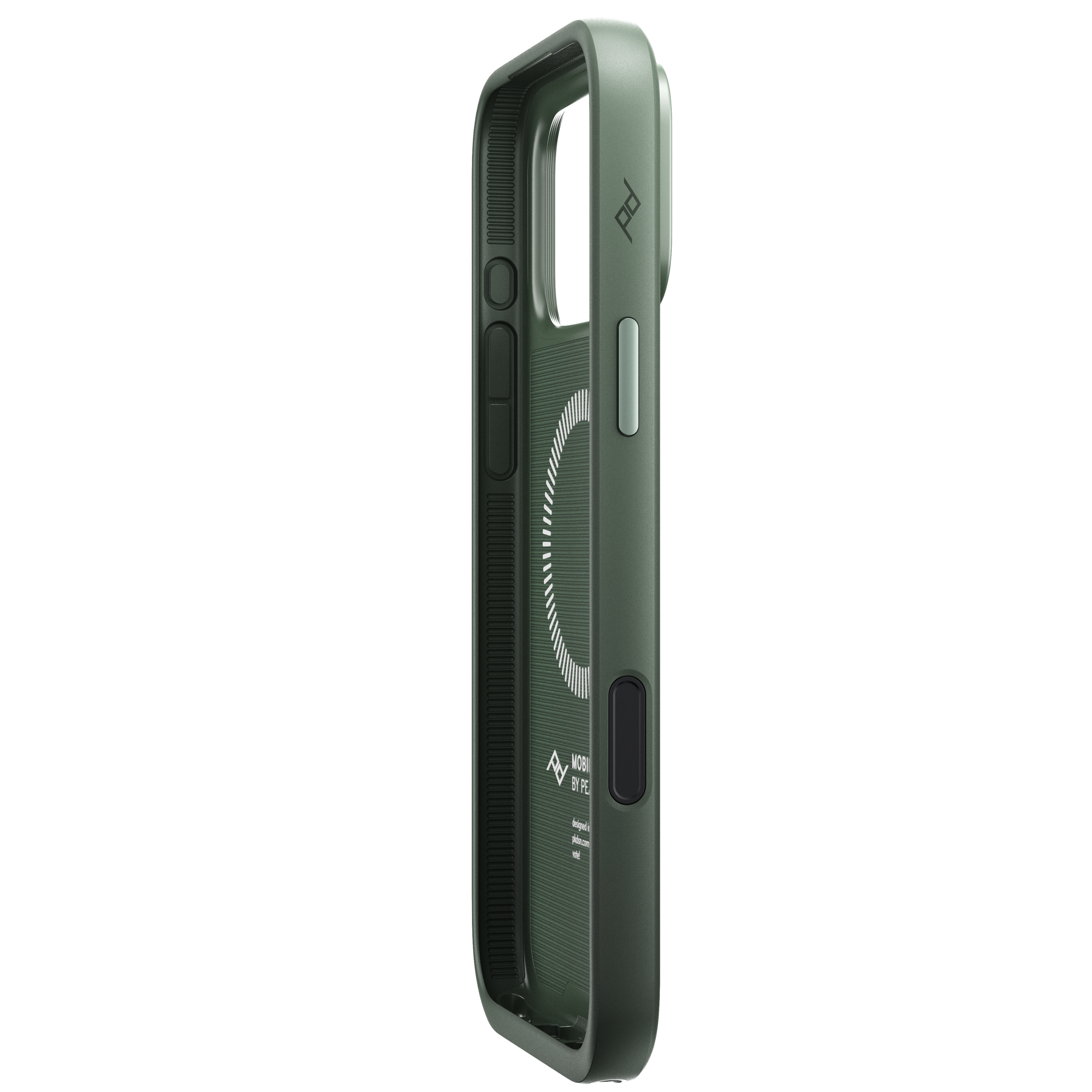 The text on the image reads:

"MOBI
BY PELI

Designed and
Engineered in
USA

Made in
China"