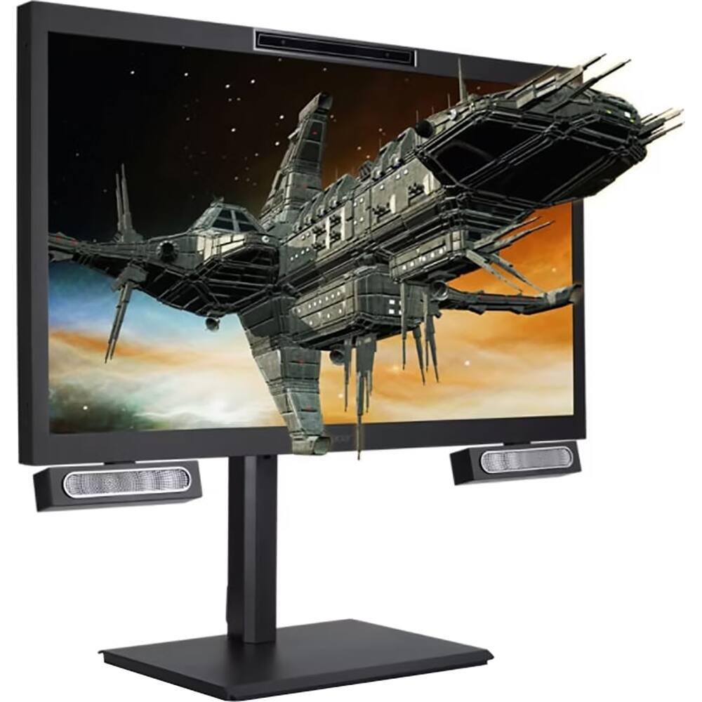 Alt View 2. Acer - SpatialLabs 27" AG VA Monitor 	FF.R2CAA.003 - Black.