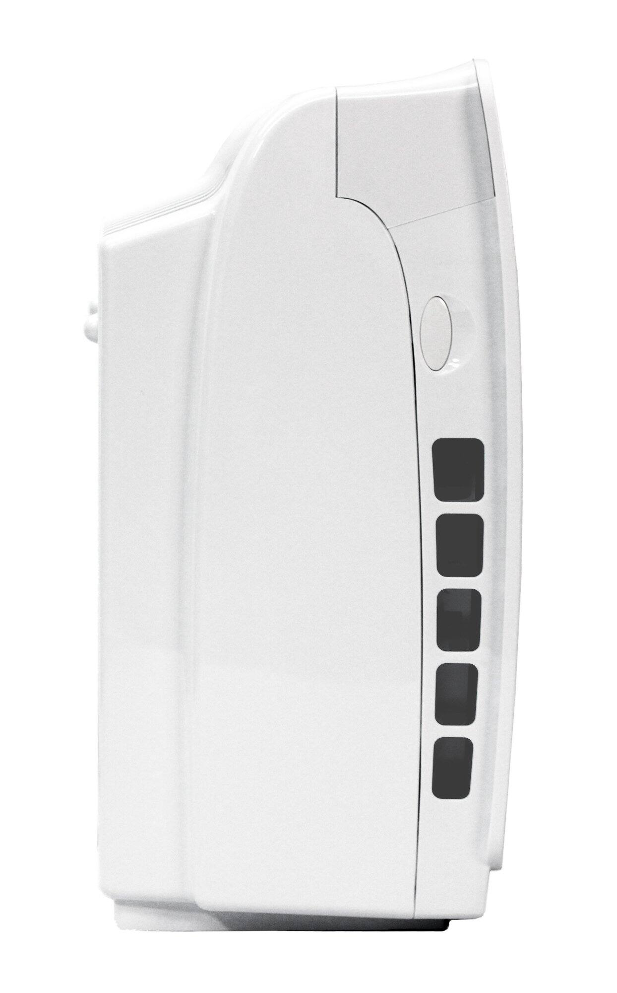 Alt View 4. SPT - HEPA Air Cleaner with Triple Filtration - White.