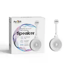 PurWolt by Pursonic
Waterproof Wireless Speaker
IPx4 Waterproof Level
Up to 3 hours of playtime
5.0 Wireless Connectivity