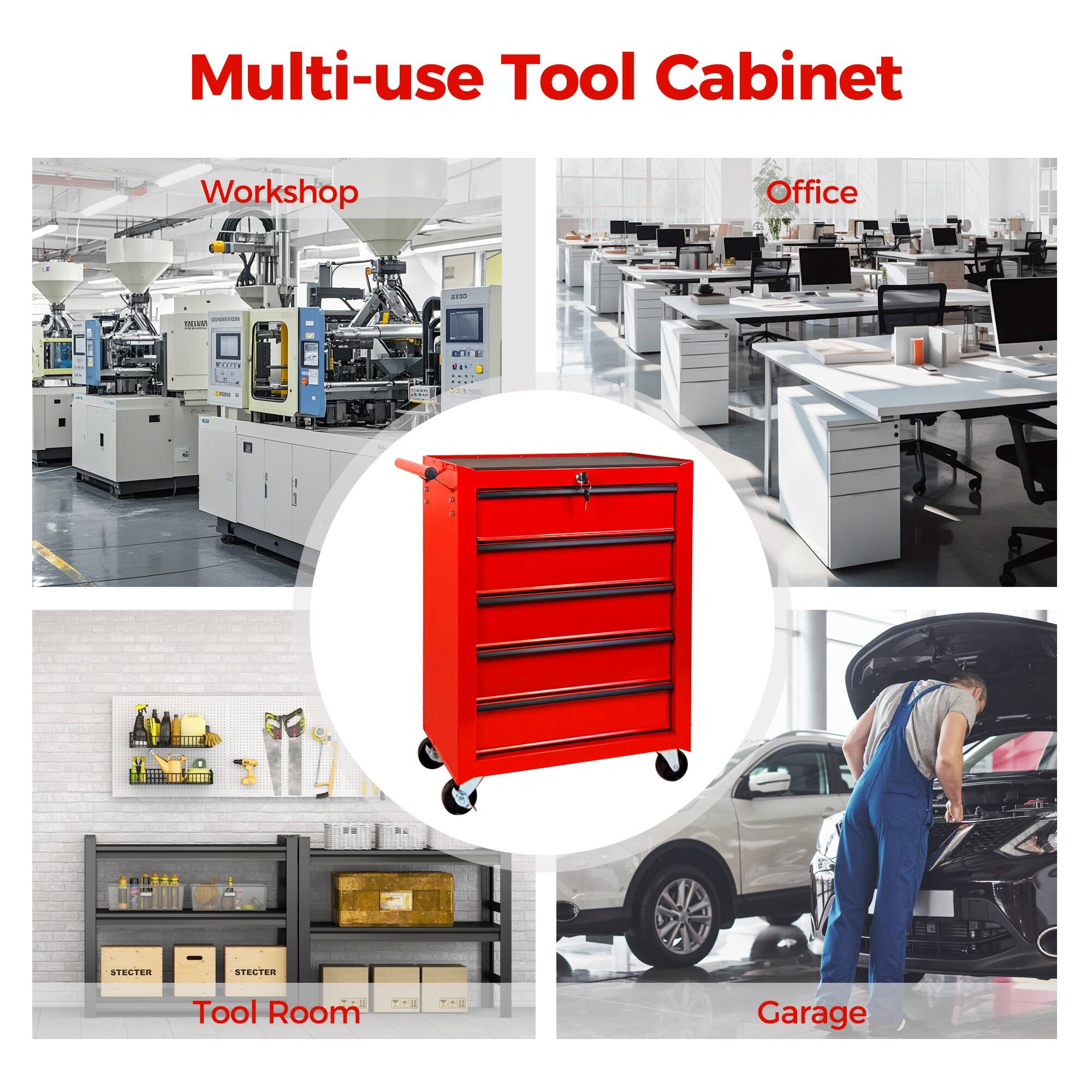 Multi-use Tool Cabinet

Workshop

Office

Tool Room

Garage