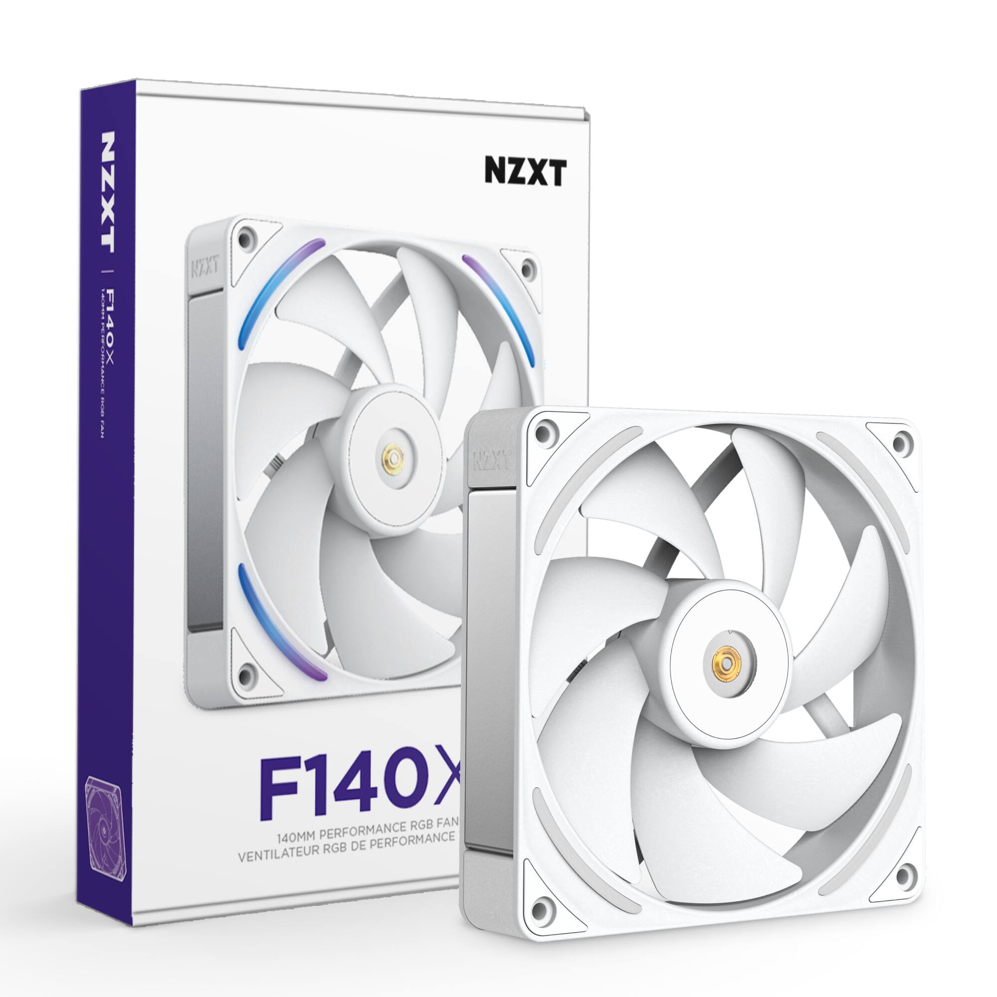 NZXT F140X  
140MM PERFORMANCE RGB FAN  
VENTILATEUR RGB DE PERFORMANCE