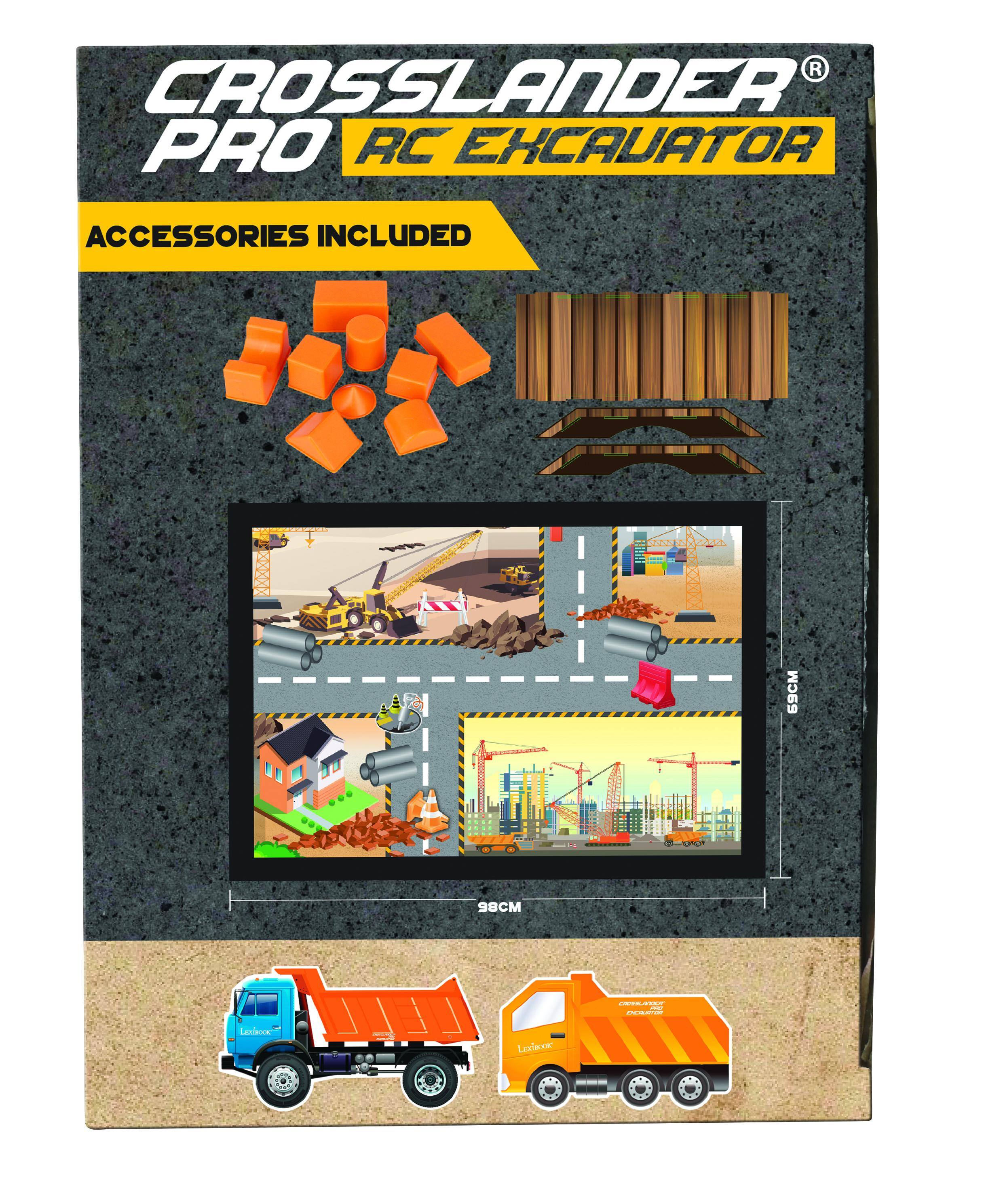 CROSSLANDER PRO RC EXCAVATOR  
ACCESSORIES INCLUDED  
9CM x 98CM