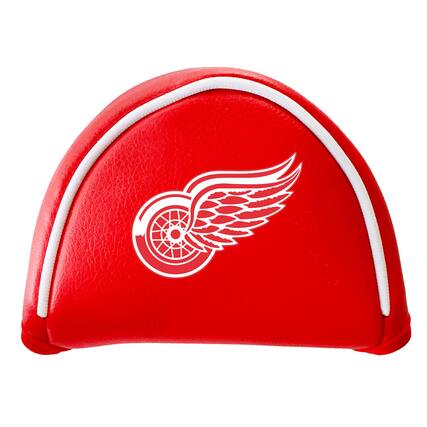 Front. Team Golf - Detroit Red Wings Mallet Putter Cover - Multicolor.