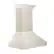 Alt View 2. ZLINE - 30 in. Ducted Wooden Wall Mount Range Hood in Cottage White (KBTT-30) - stainless steel.