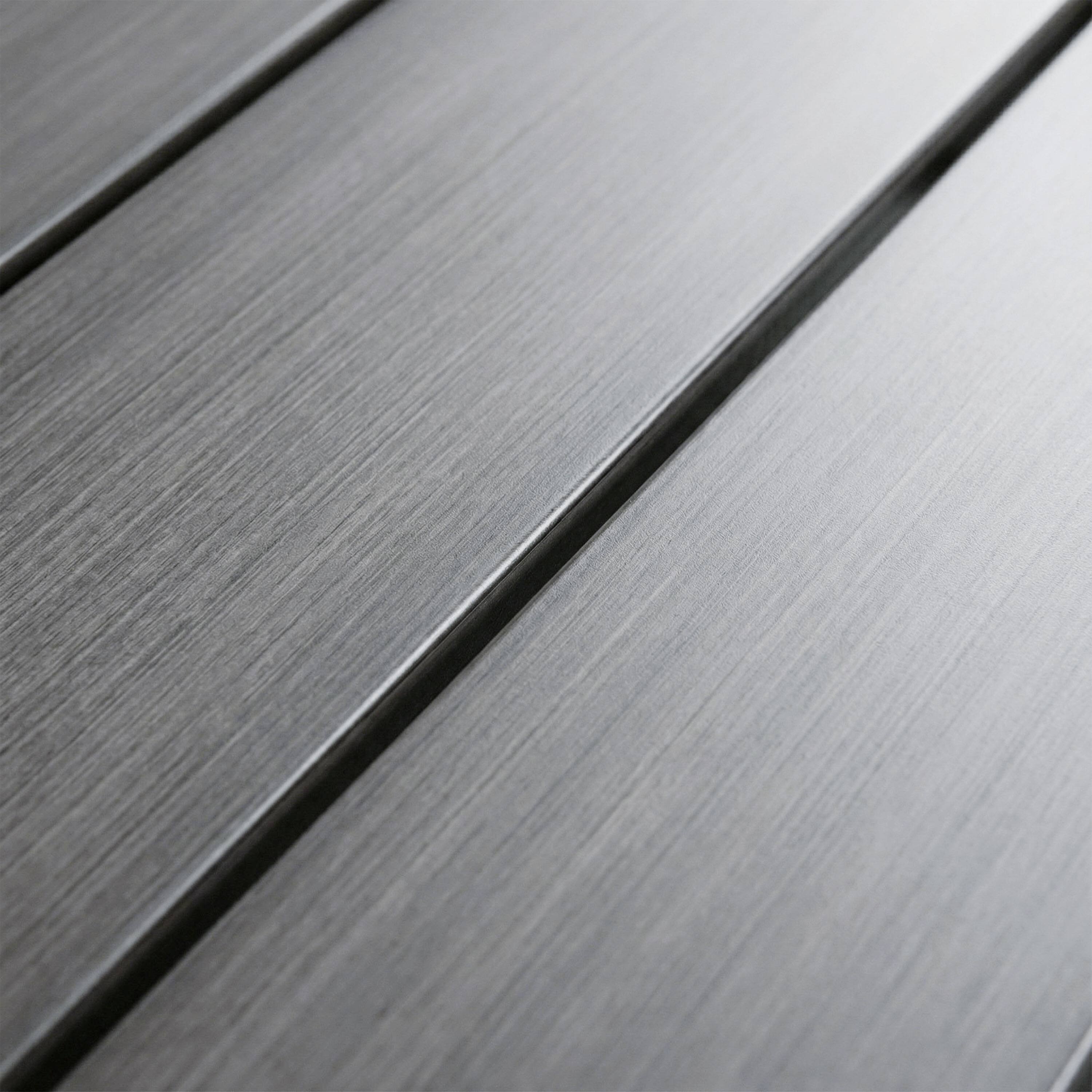 Alt View 8. Martha Stewart - Bedford 3 Piece Aluminum Patio Set, 2 Bar Stools with Cushions, 35.5" Square Patio Table - Gray.