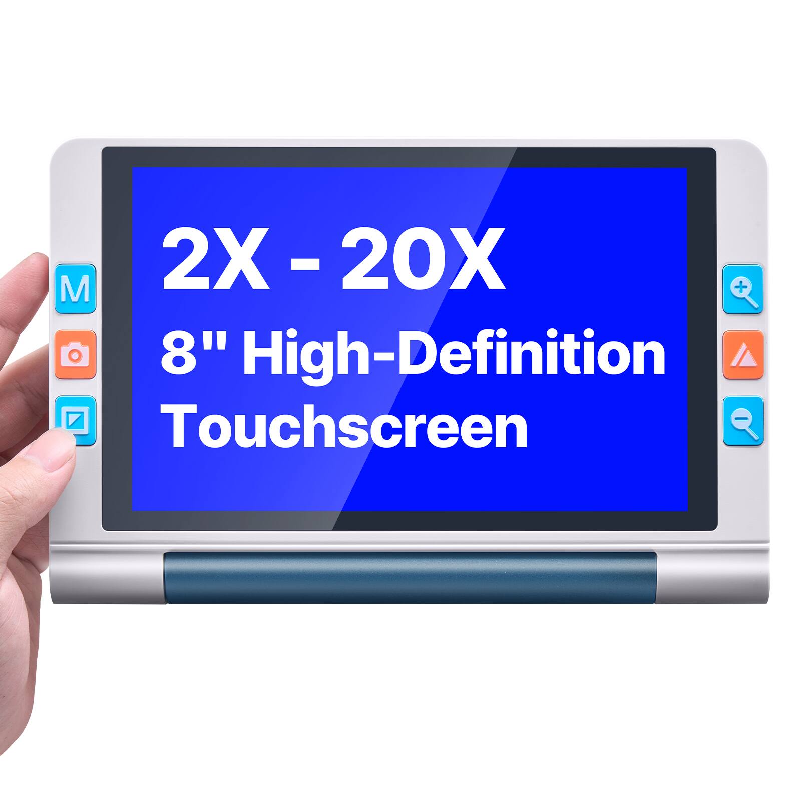2X - 20X  
8" High-Definition Touchscreen