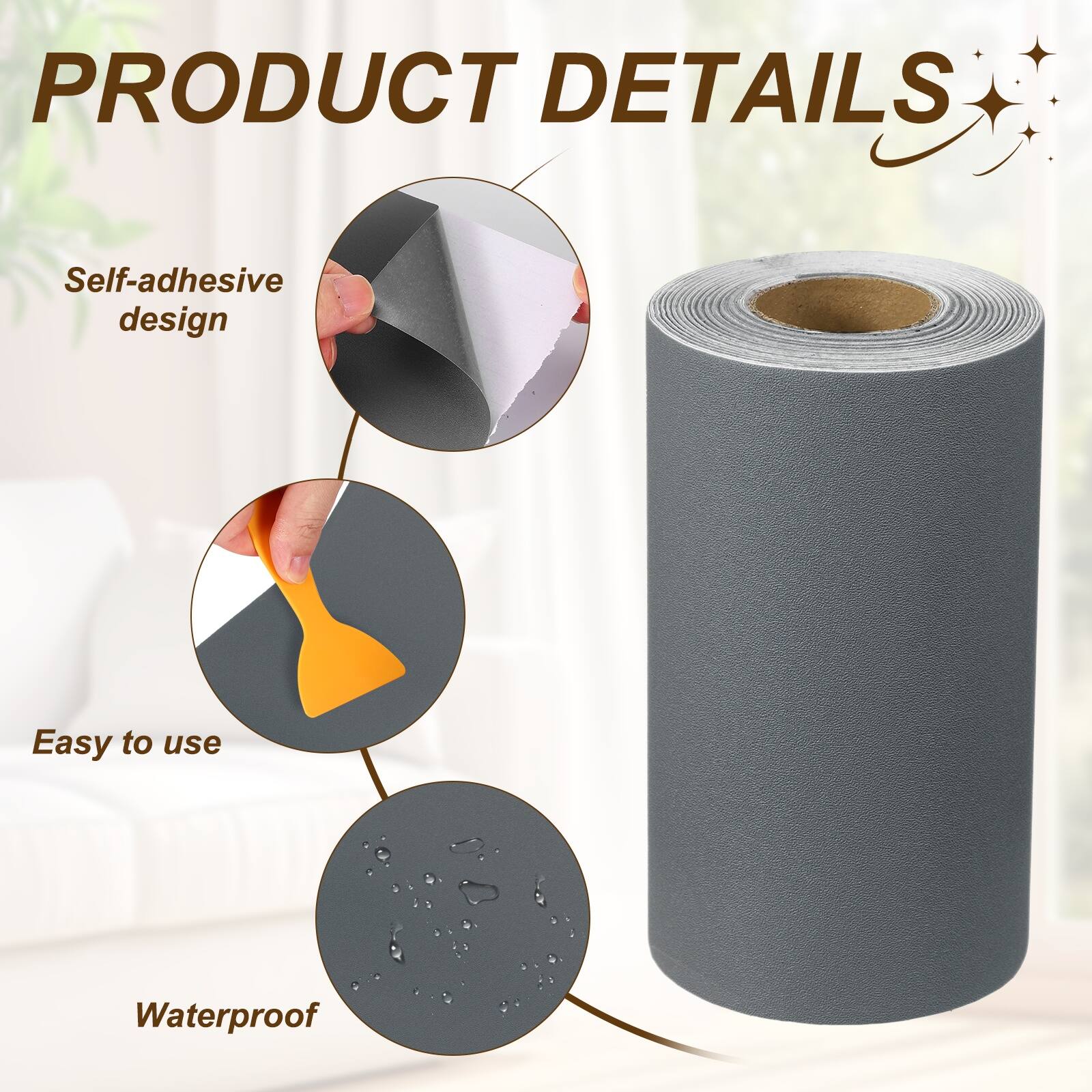PRODUCT DETAILS

- Self-adhesive design
- Easy to use
- Waterproof