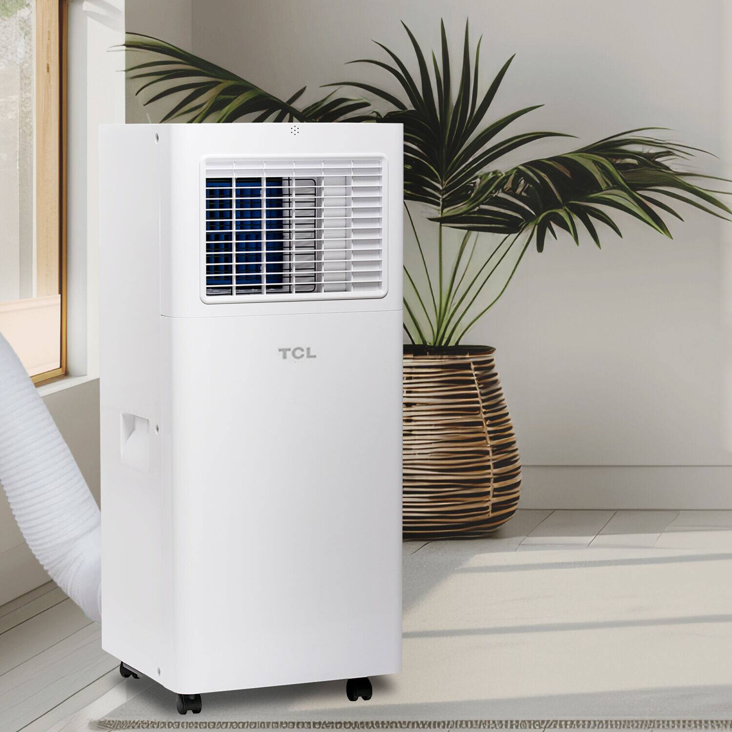 Alt View 16. TCL - 250 Sq. Ft. Smart Portable Air Conditioner - White.
