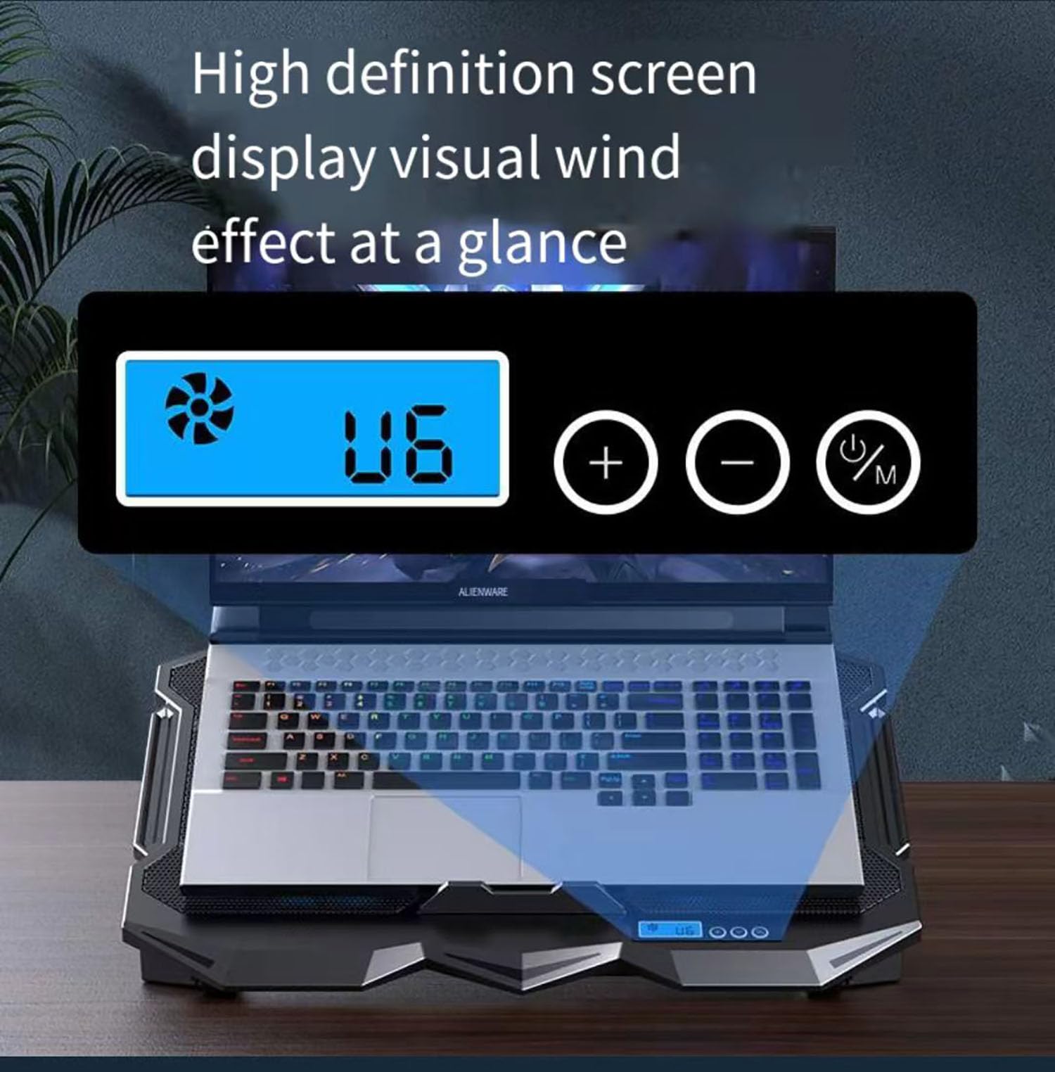 High definition screen display visual wind effect at a glance
