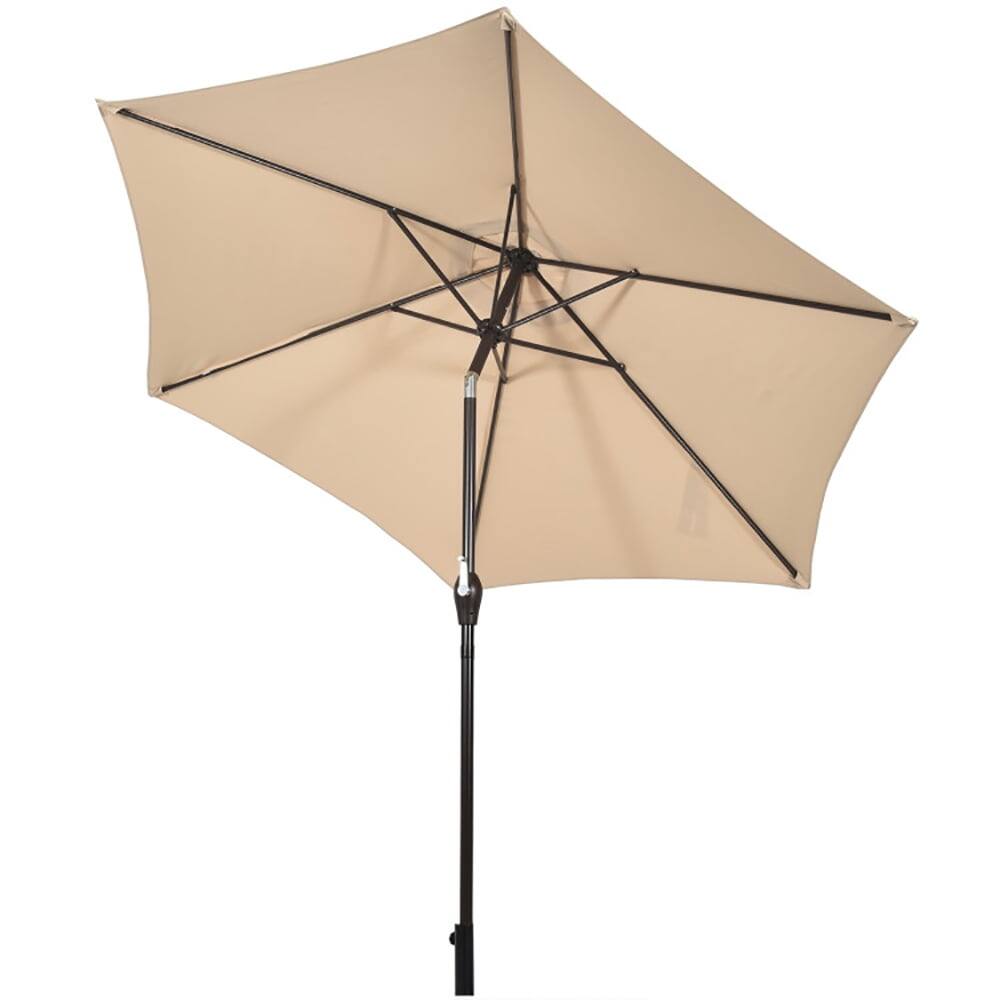 Back. Kadyn - 10 Feet Outdoor Patio Umbrella with Tilt Adjustment and Crank beige Outdoor Table Umbrella Yard Umbrella Outdoor Patio U - Beige.