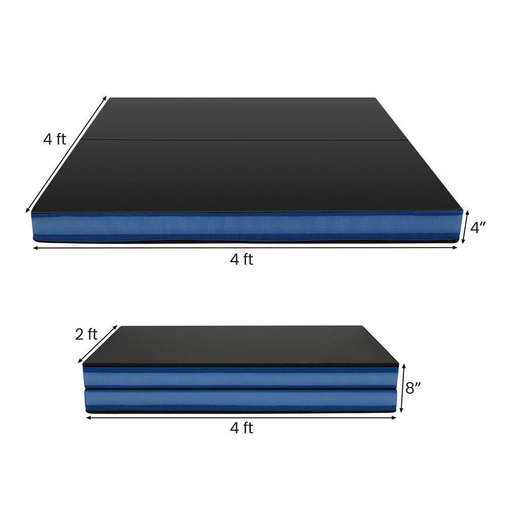 4 ft x 4 ft  
4 ft x 2 ft  
4" x 8"