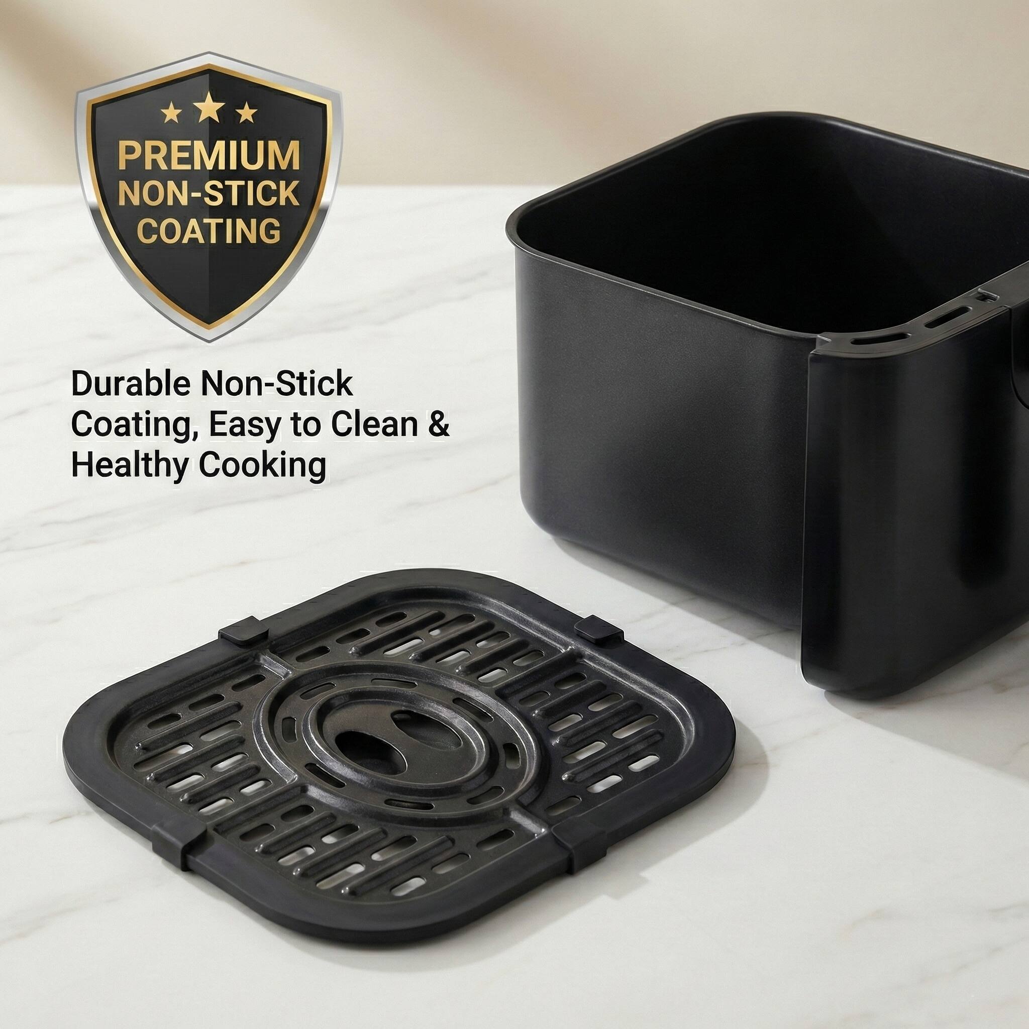 PREMIUM NON-STICK COATING

Durable Non-Stick Coating, Easy to Clean & Healthy Cooking