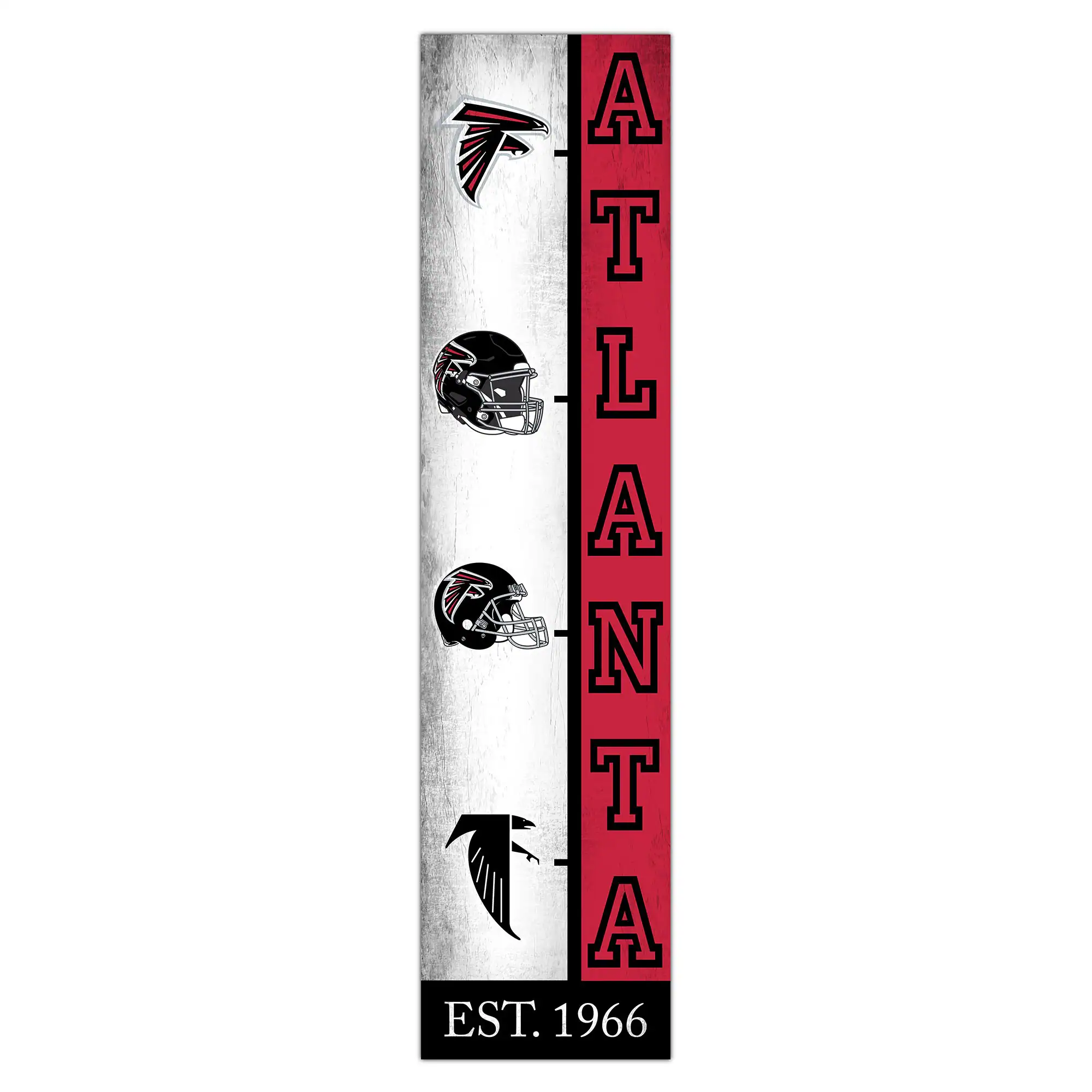 Atlanta Falcons 6" x 24" Progression Wood Sign