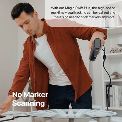 3DMakerpro Magic Swift Plus 3D Scanner, Visual Tracking, 0.1