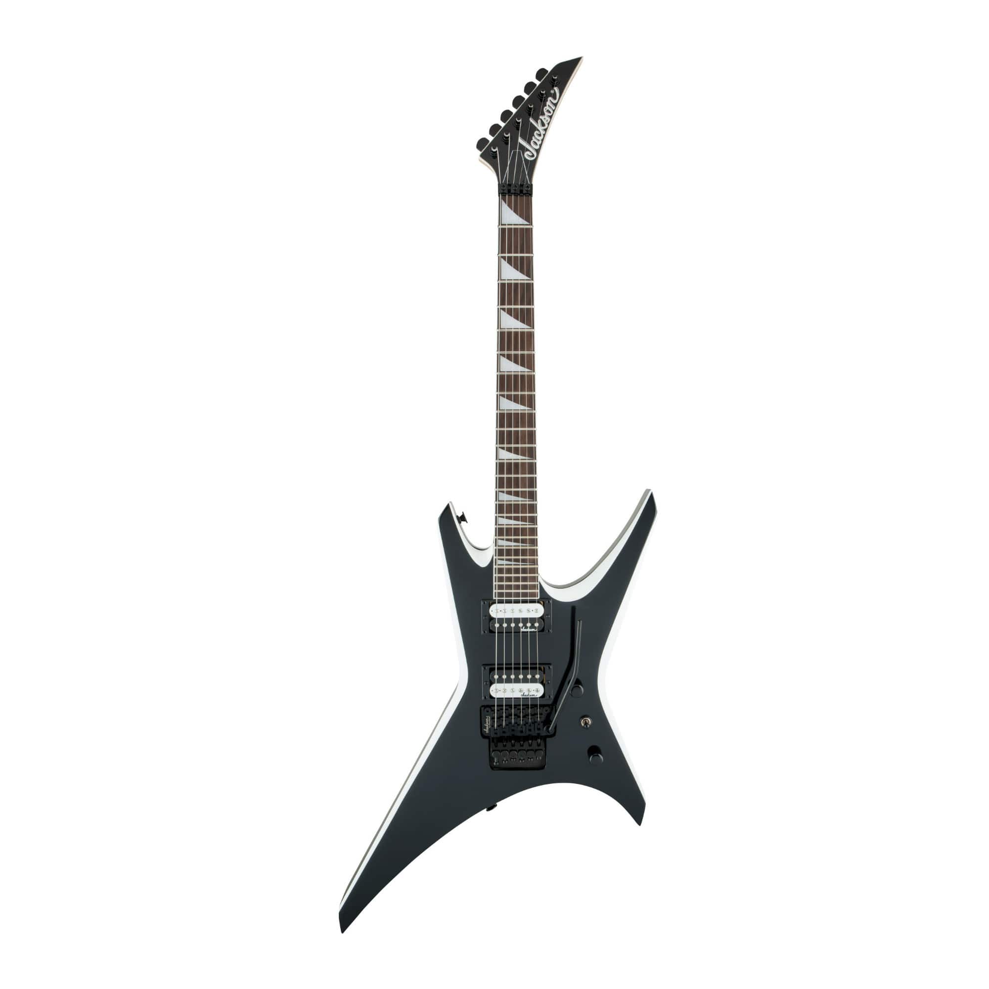 Jackson - JS Series Warrior JS32 6 String Black with White Bevels Electric Guitar