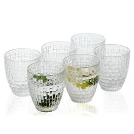BreeBe - Knitted Collection Tumbler Glasses set of 6 - Clear
