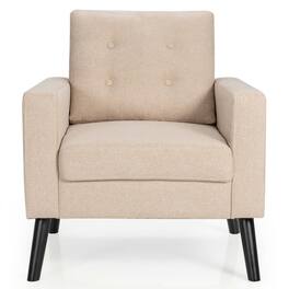 Kadyn - Lounge Chair, Accent Armchair Leisure Chair, Suitable for Home Decor & Daily Use - Beige