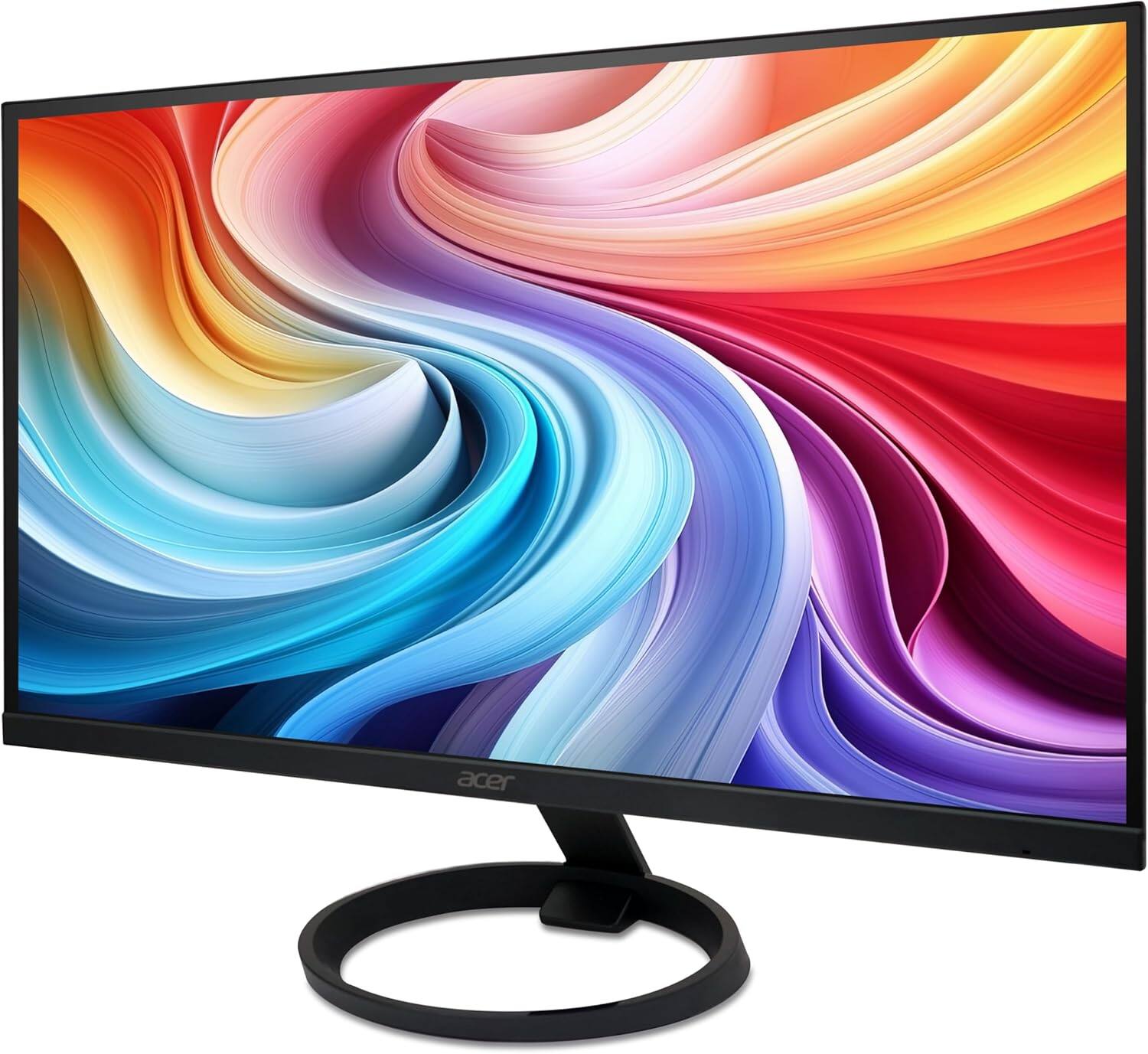 Left. Acer - R240Y G0BI 23.8" LCD Monitor 120Hz 1920x1080 - Black.