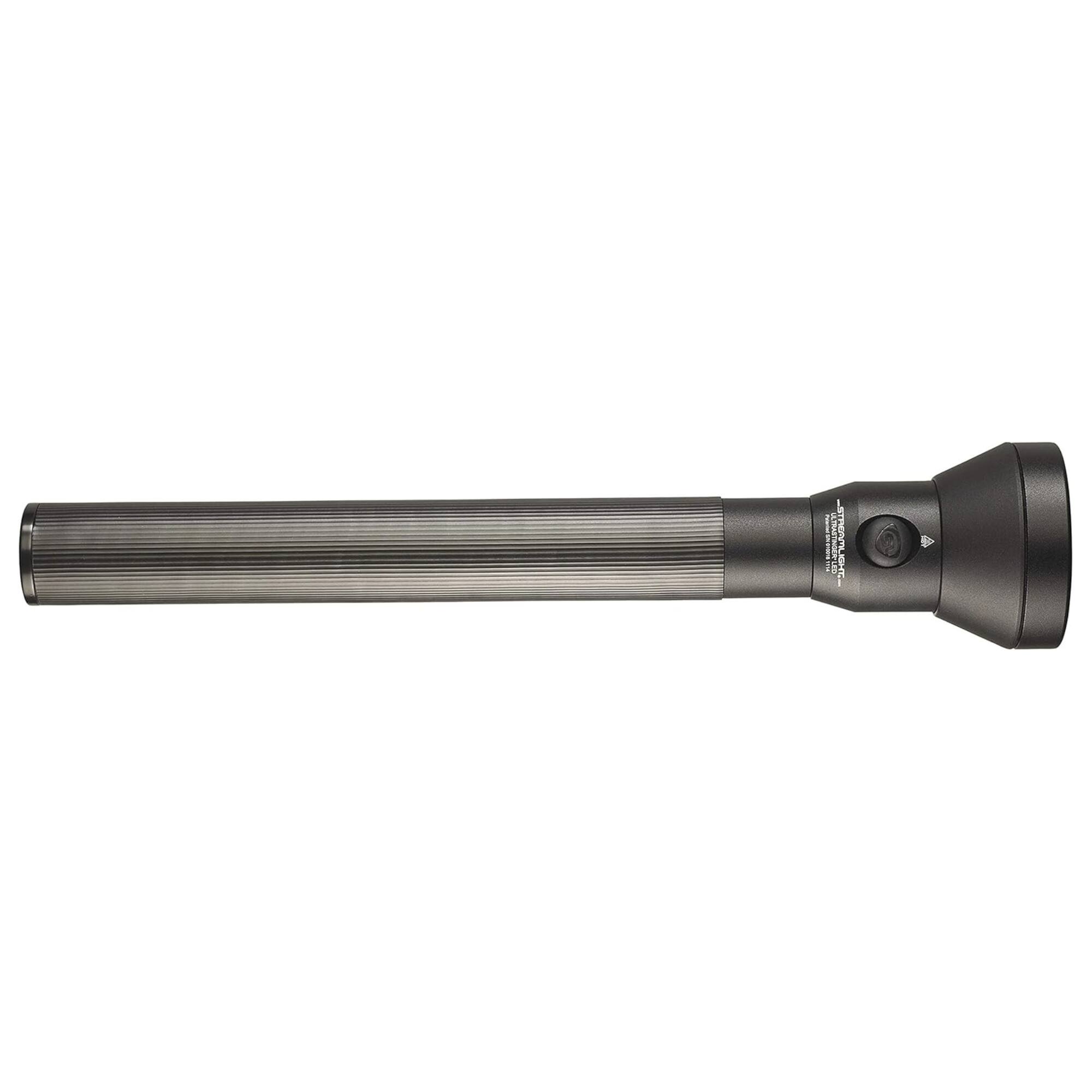 Angle. Streamlight - Streamlight 77553 UltraStinger 1100-Lumen 65000-Candela Rechargeable Tactical Duty Flashlight, Black - Black.
