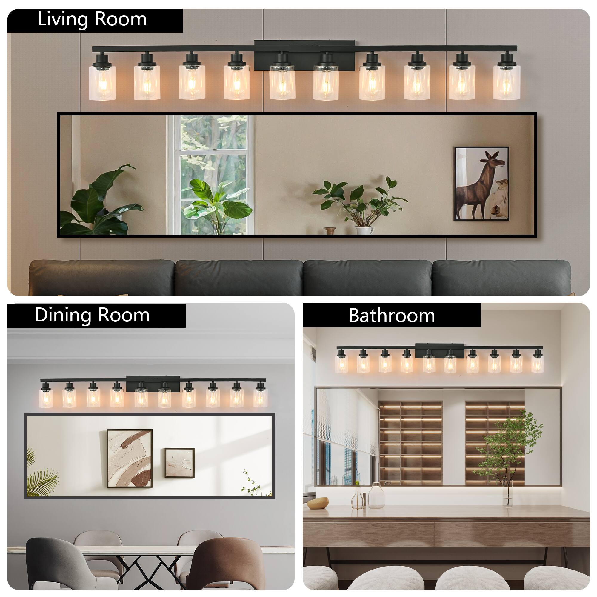 Living Room  
Dining Room  
Bathroom