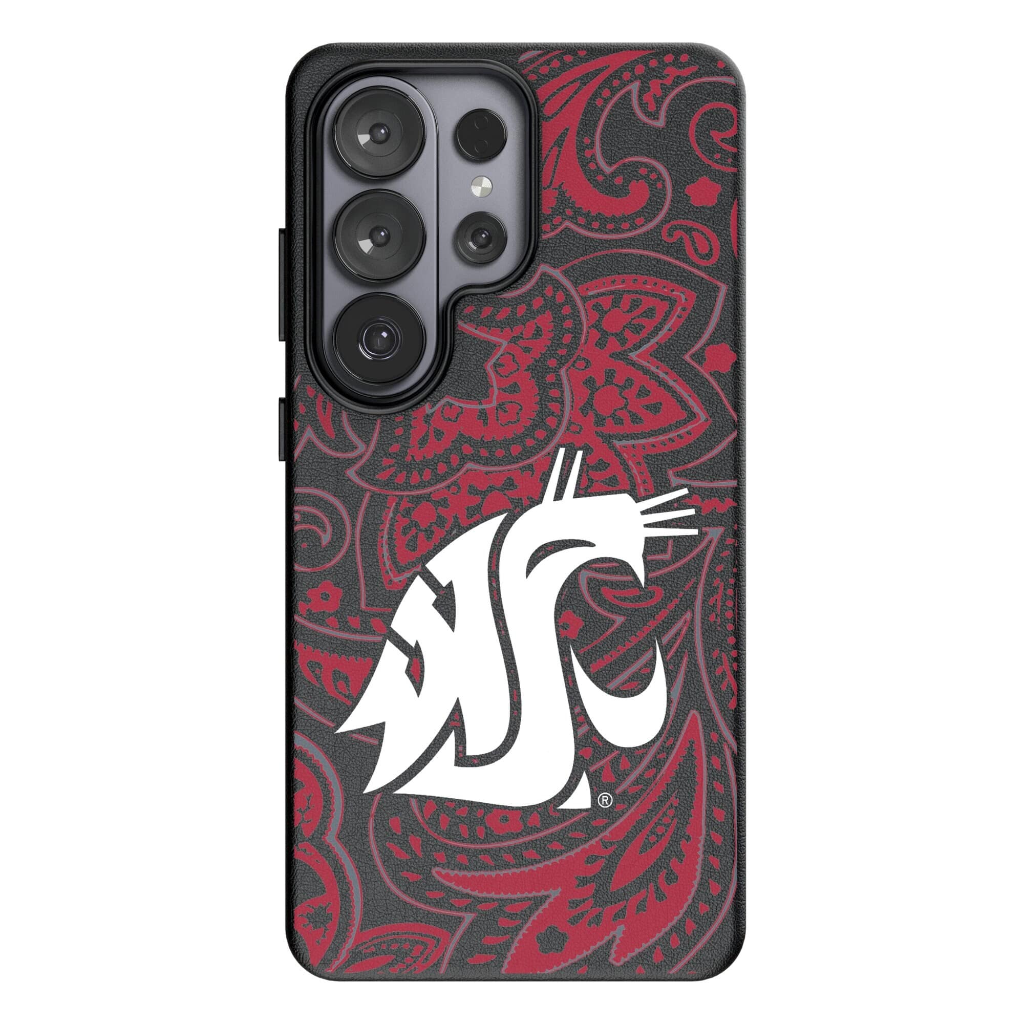 Keyscaper - NCAA - Washington State Cougars Paisley Galaxy Magnetic Bump Case - S25 Plus - Black price history on PriceWatchPro