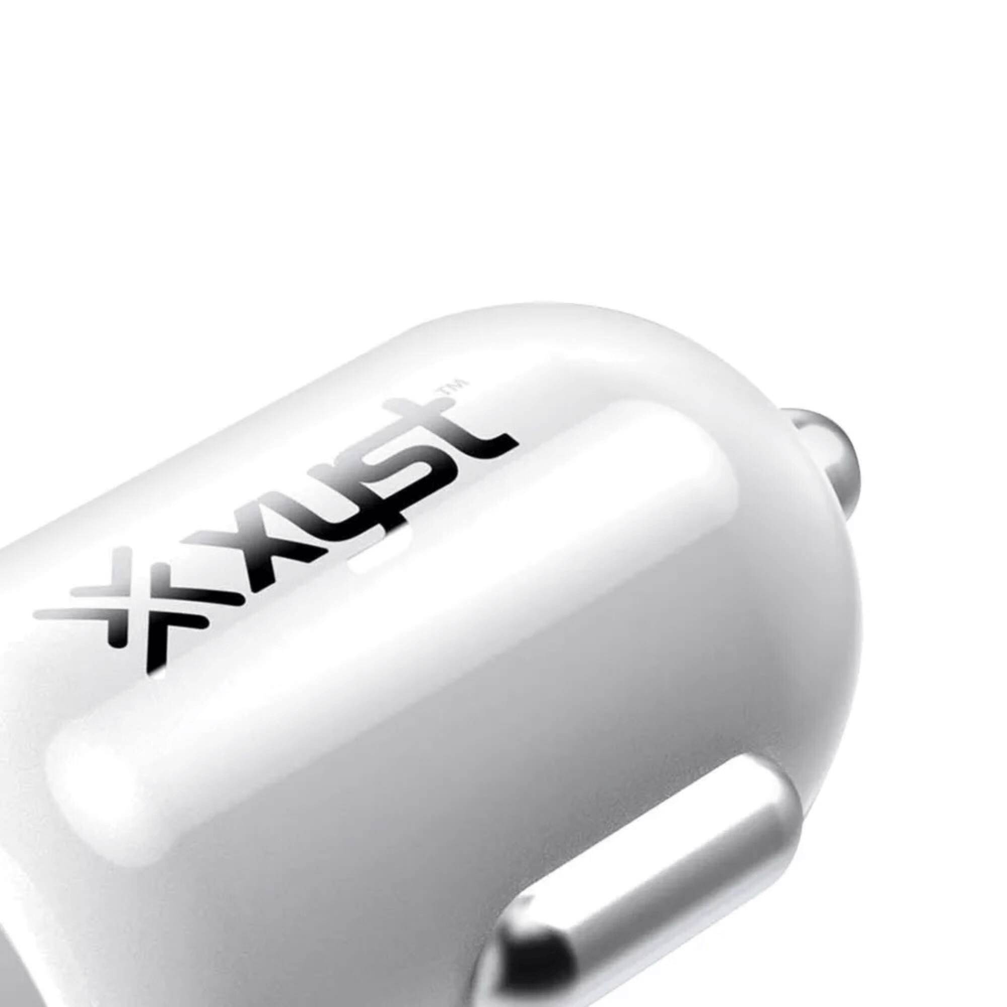 Alt View 2. Xyst - 2.4-Amp Dual USB Car Charger - White.