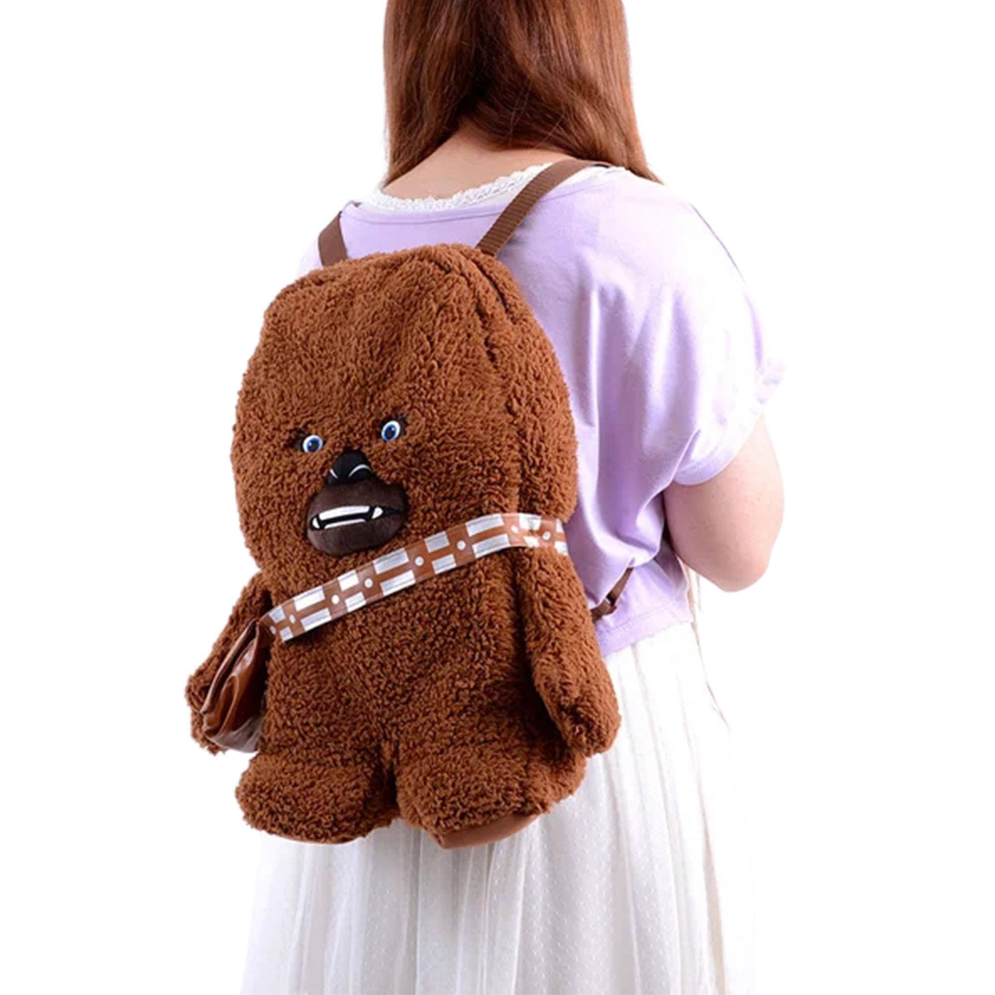 Alt View 4. Star Wars - Comic Images Star Wars Chewbacca Plush Backpack - Brown.