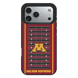 Keyscaper - NCAA - Minnesota Golden Gophers Personalized Bump Case with 8.2ft Drop Protection - 15 - Black