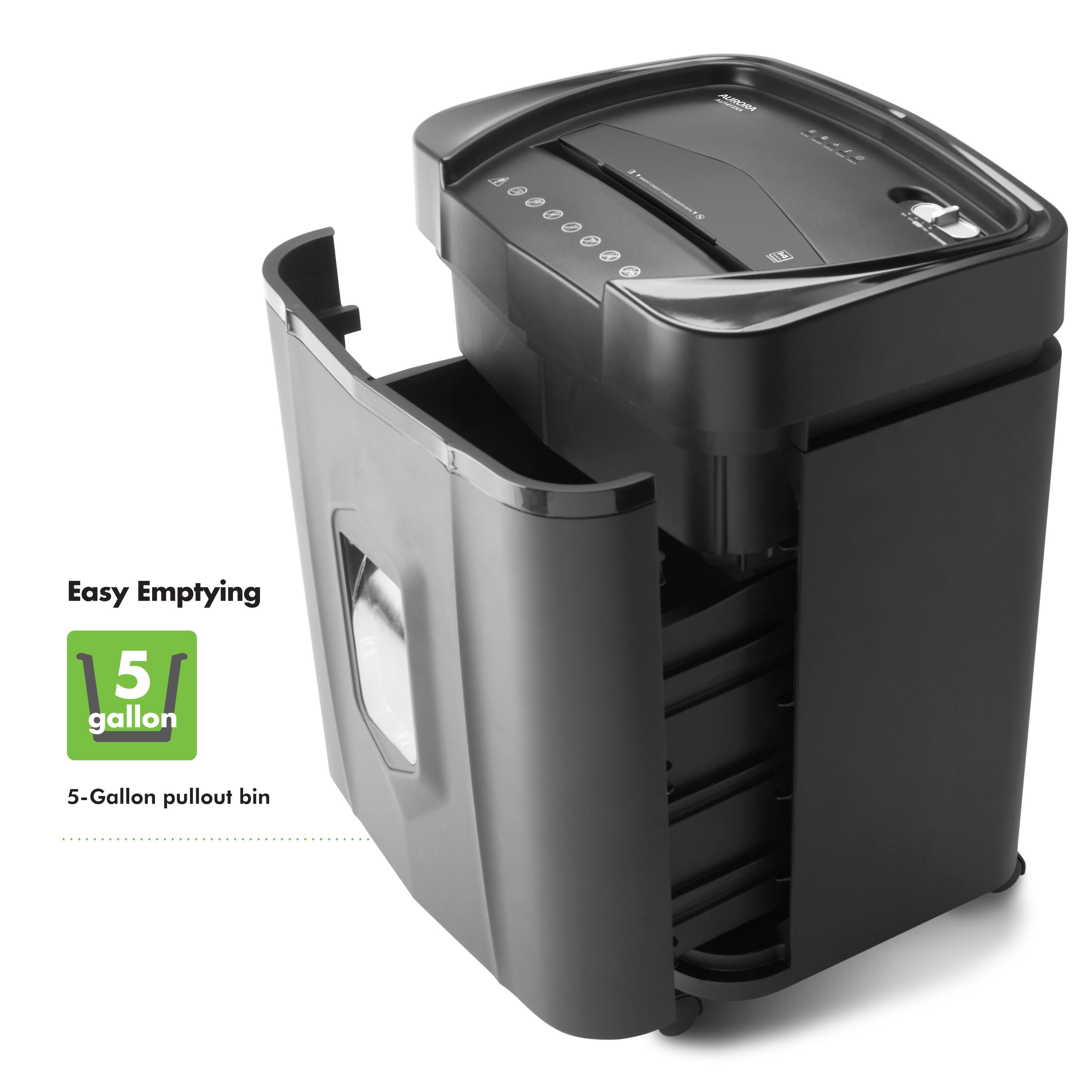 Easy Emptying  
5-Gallon pullout bin