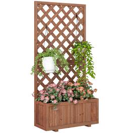 Outsunny - Raised Garden Bed, Raised Planter Box - Orange