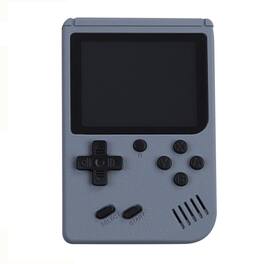 Classic Retro Game Console 400 Games Handheld Portable Player Grey