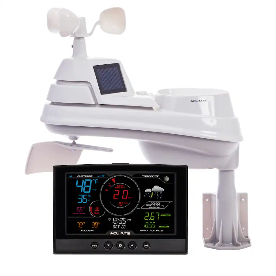 AcuRite Iris (5 in 1) Weather Station with Direct to Wi Fi Display for ...