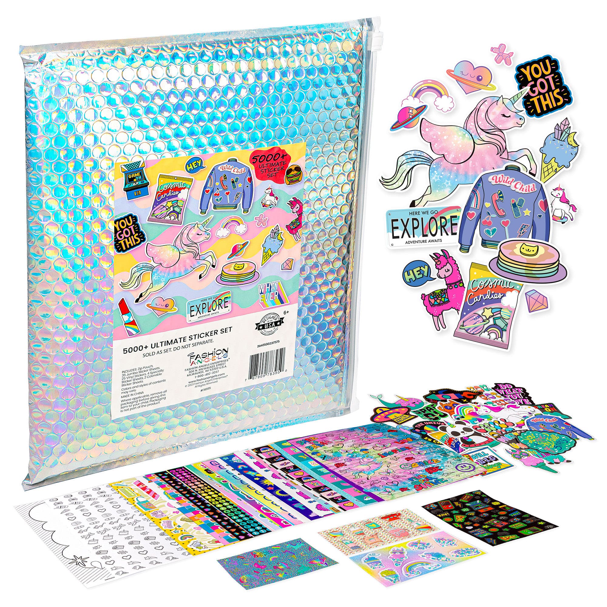 Fashion Angels - Fashion Angels: 5,000+ Ultimate Sticker Set - Vinyl, 3D & Puffy Stickers