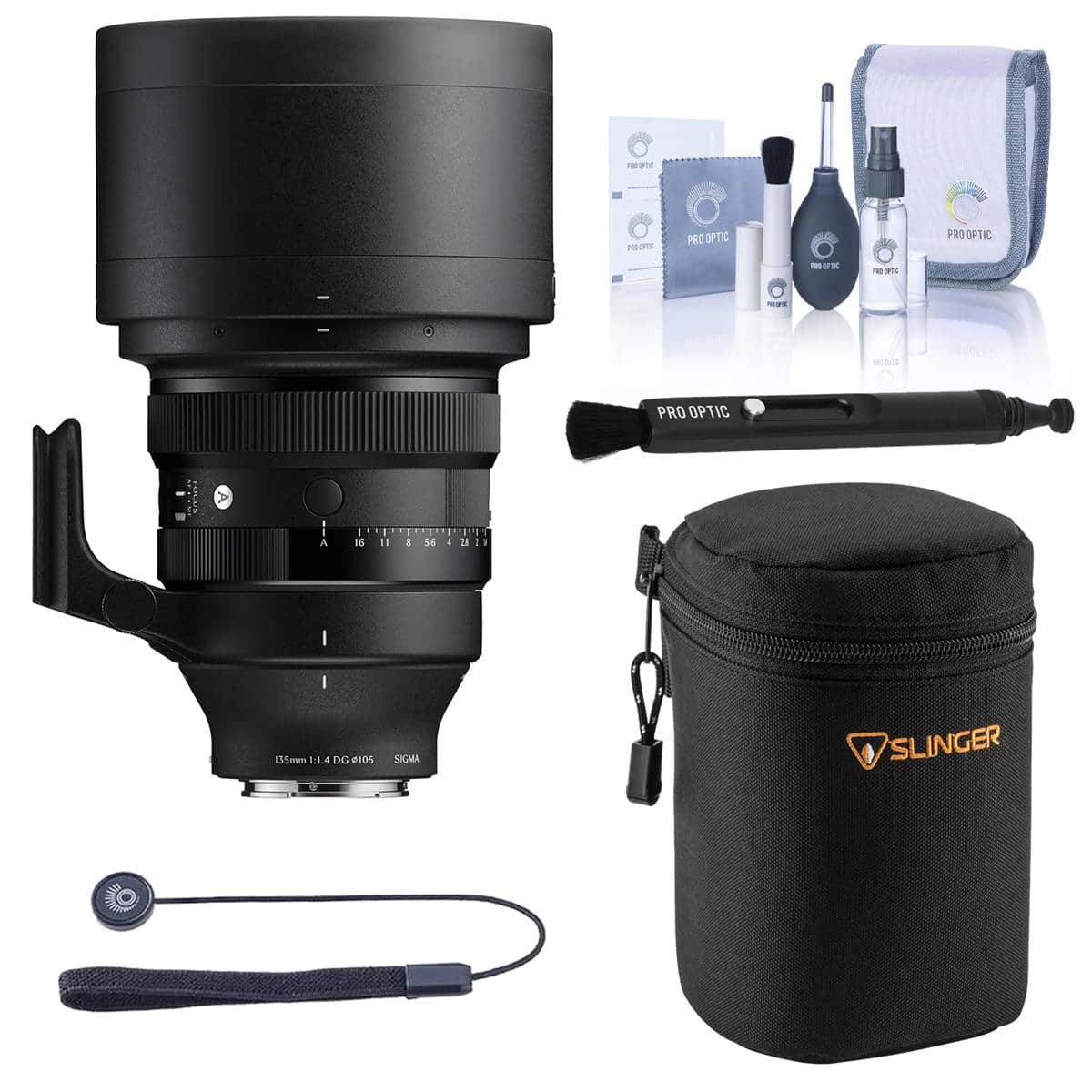 Bundle - Sigma - 135mm f/1.4 DG Art Lens for Sony E, with Accessory Kit