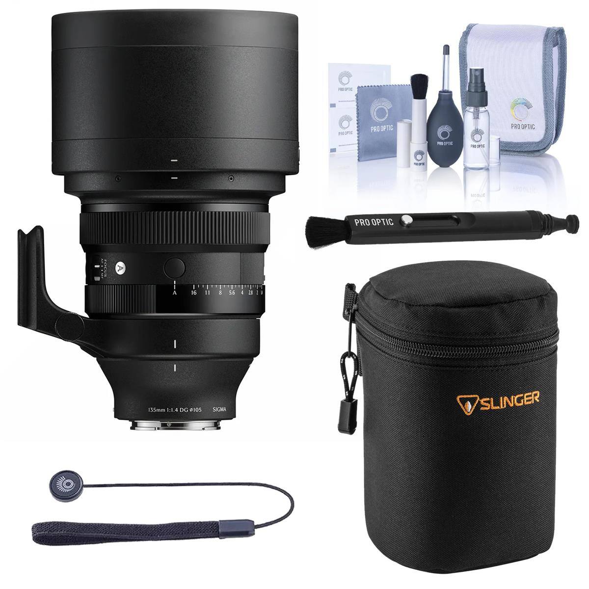 PRO OPTIC  
PRO OPTIC  
PRO OPTIC  
PROUPTS  
100%  
PRO OPTIC  
A  
16  
II  
I  
5.6  
I  
21  
135mm 1:1.4 DG 0105  
SIGNA  
SLINGER
