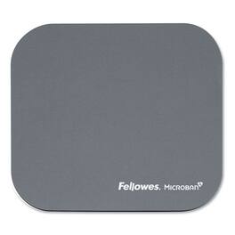 Fellowes - Mouse Pad with Microban Protection, 9 x 8 - Graphite