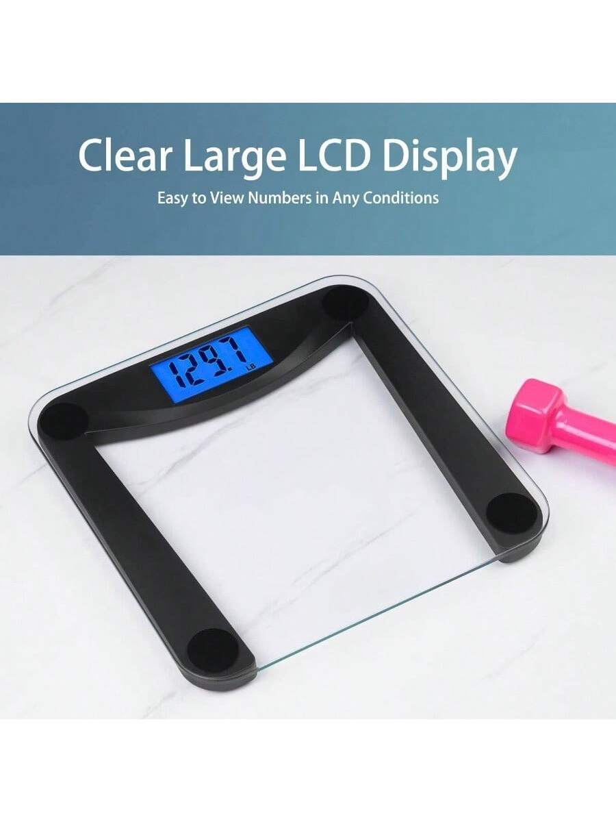 Clear Large LCD Display  
Easy to View Numbers in Any Conditions  

129.7 LB