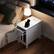 Alt View 4. Costway - Costway 2 PCS End Table with Charging Station Flip Top Bedside Table with USB Ports & Outlets White - White.