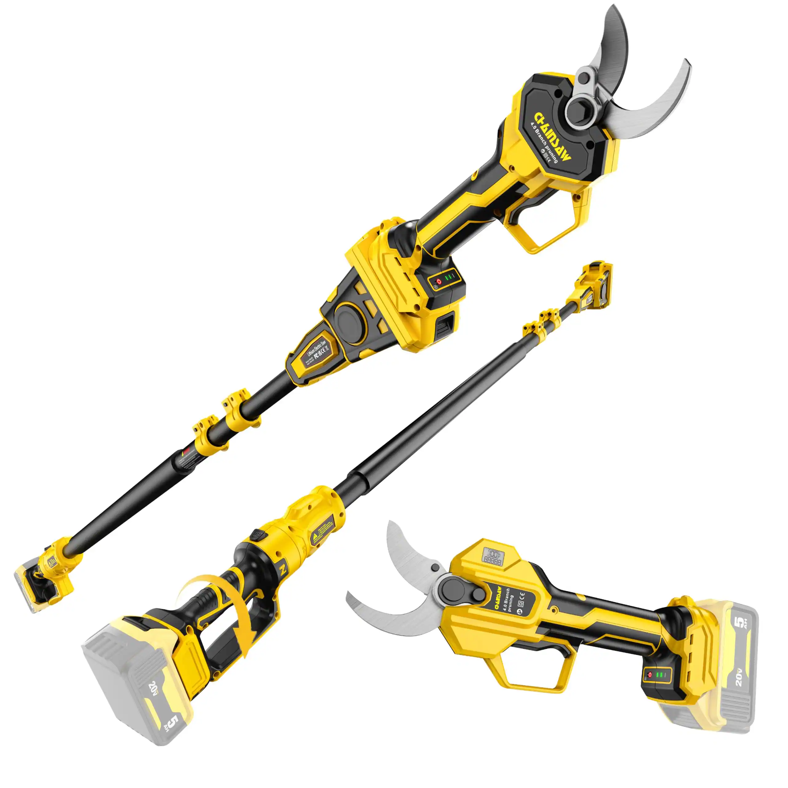 The text on the image reads:

"CHAMPION
20V
20V MAX"