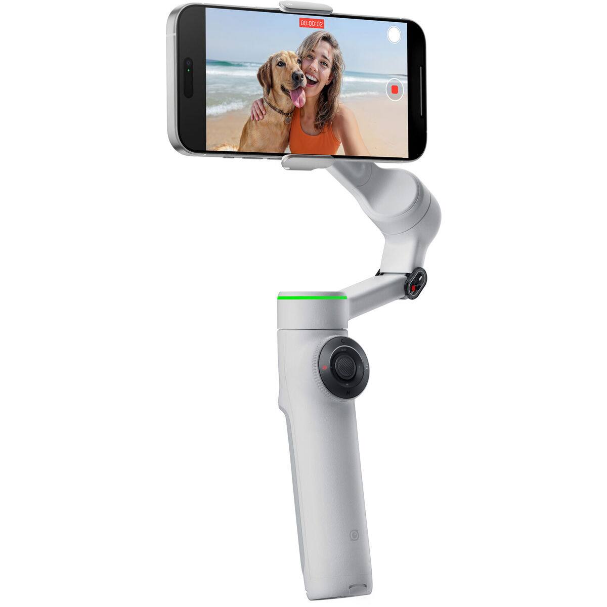 Alt View 6. Insta360 - Insta360 Flow 2 Pro Smartphone (Grey) - Stone Gray.