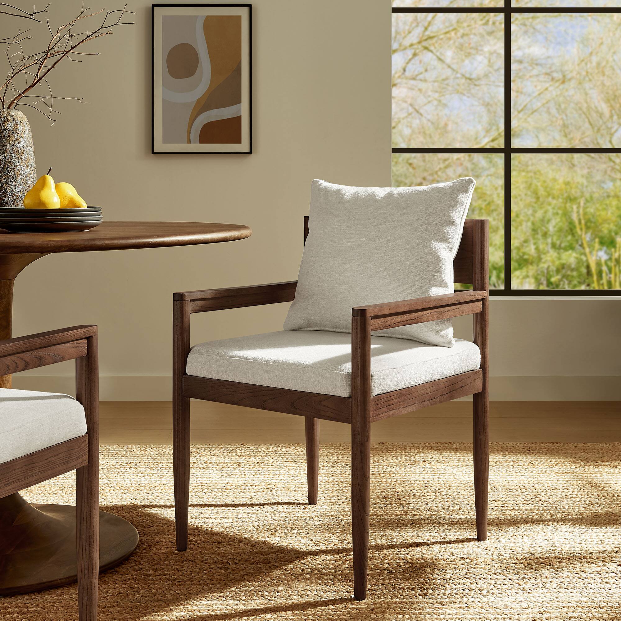 Alt View 4. Modway - Remington Wood Dining Armchair by Modway - White.
